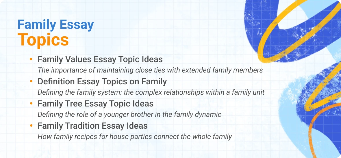 Family Essay How to Write, Topics and Examples Essaypro Blog